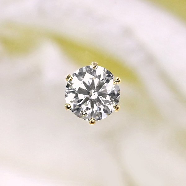 新品・未使用】1円~最落無 天然ダイヤモンド 計0.50ct,K18YG 新品・未使用】1円~最落無 天然ダイヤモンド 計0.50ct,K18YG