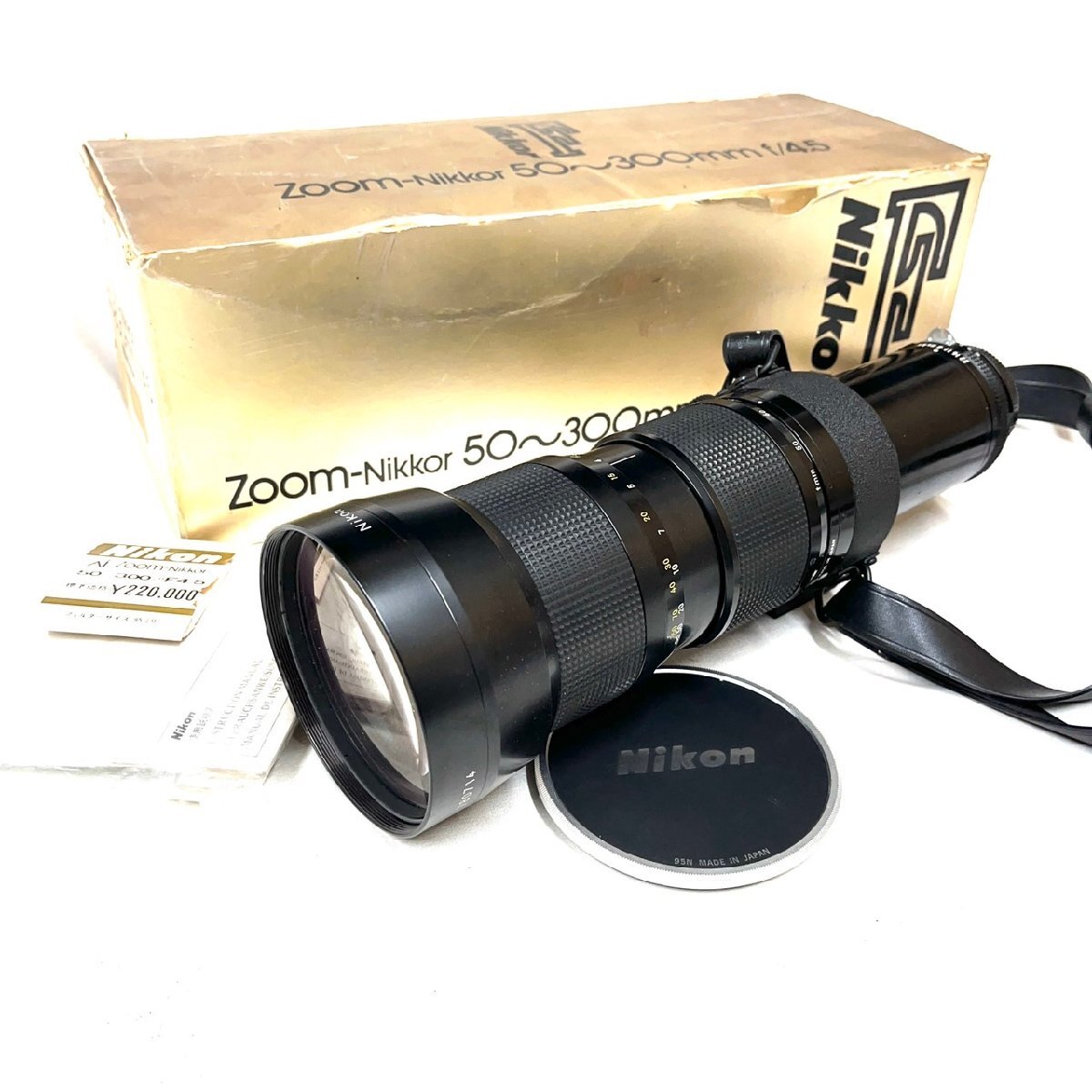 ▽▼望遠レンズ ニコン Nikon ZOOM NIKKOR 50-300mm 1:4.5 レンズ 動作等未確認 ジャンク品▼▽