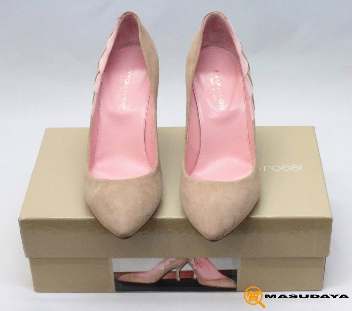 ◆◇【未使用保管品】Sergio Rossi セルジオロッシ スエード パンプス◇◆
