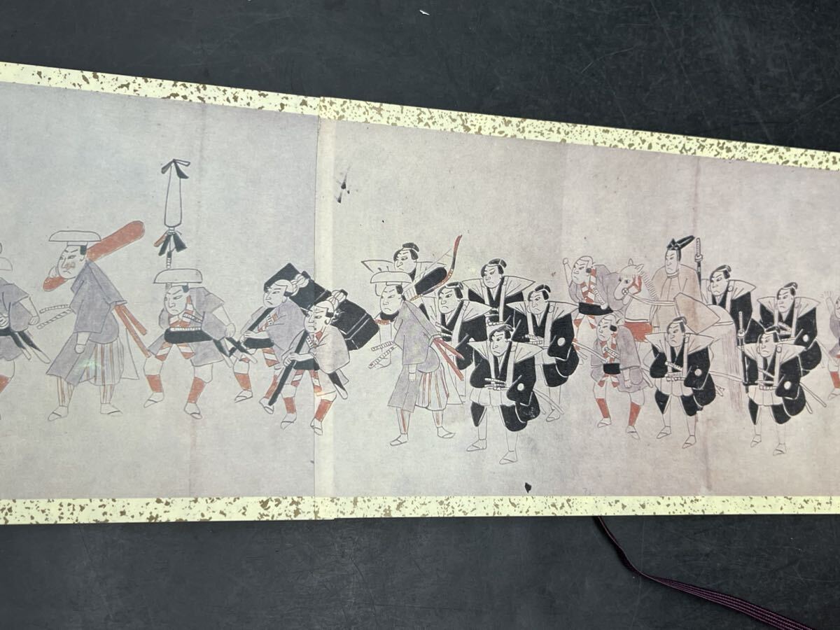 御柱曳行古絵巻 復製 諏訪大社 御柱祭 P082812 御柱曳行古絵巻 諏訪大社 御柱祭 絵巻物シリーズ 美術品