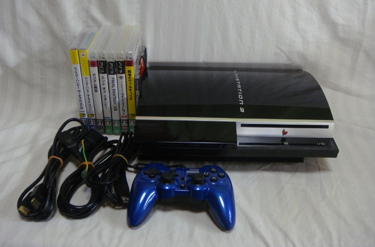 FW3 55以下初期型PS3本体すぐ遊べるまとめてセット ゲーム付 FW3 55以下初期型PS3本体すぐ遊べるまとめてセット ゲーム付