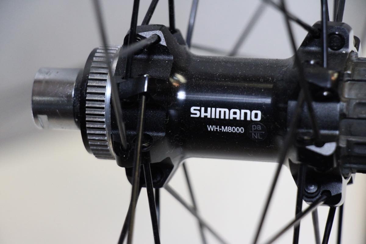 本物の SHIMANO シマノ WH-M8000 Deore XT DISC シマノフリー 10s対応 27インチ、700C