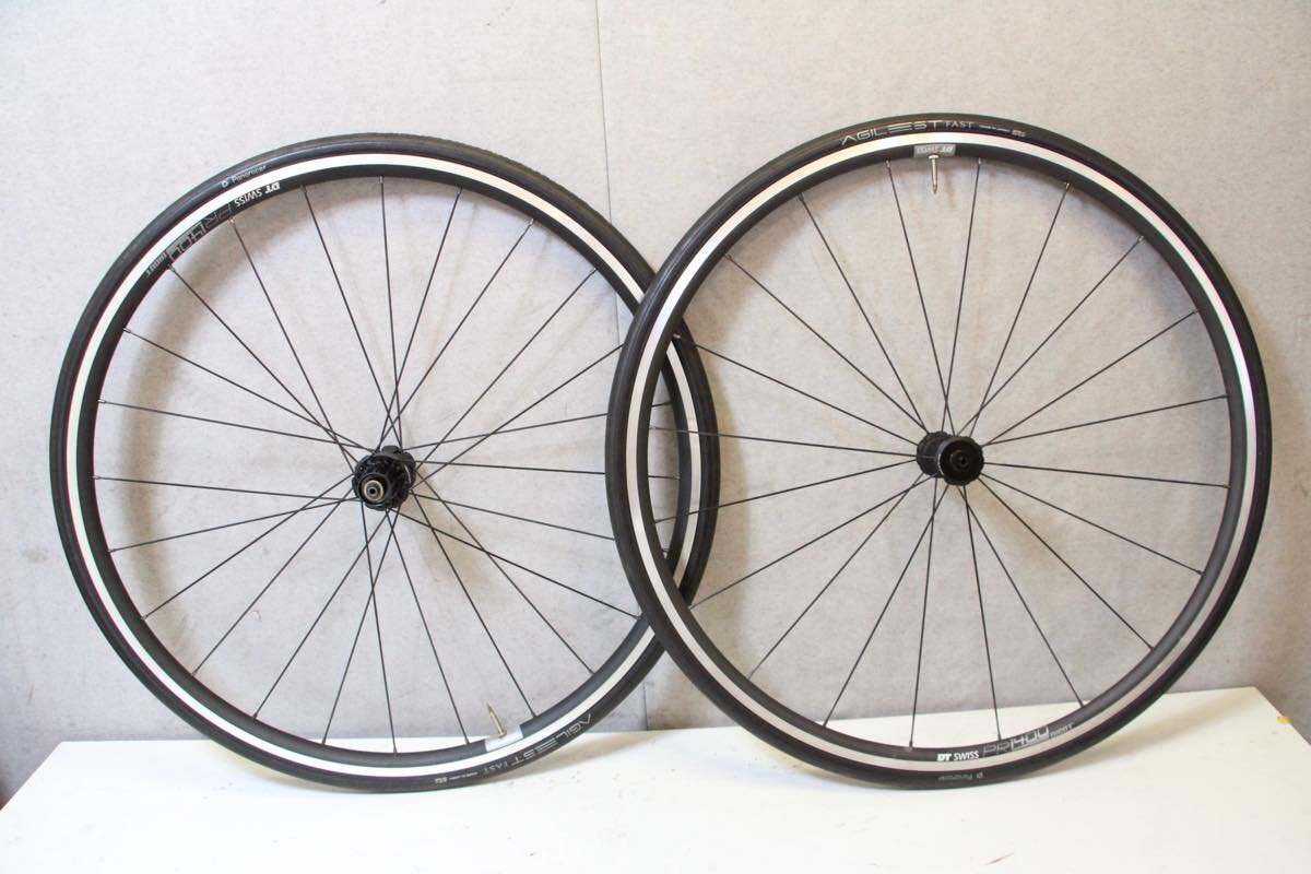 ○DT SWISS PR1400 DICUT RIM シマノフリー 11s対応 クリンチャー チューブレス ホイールセット