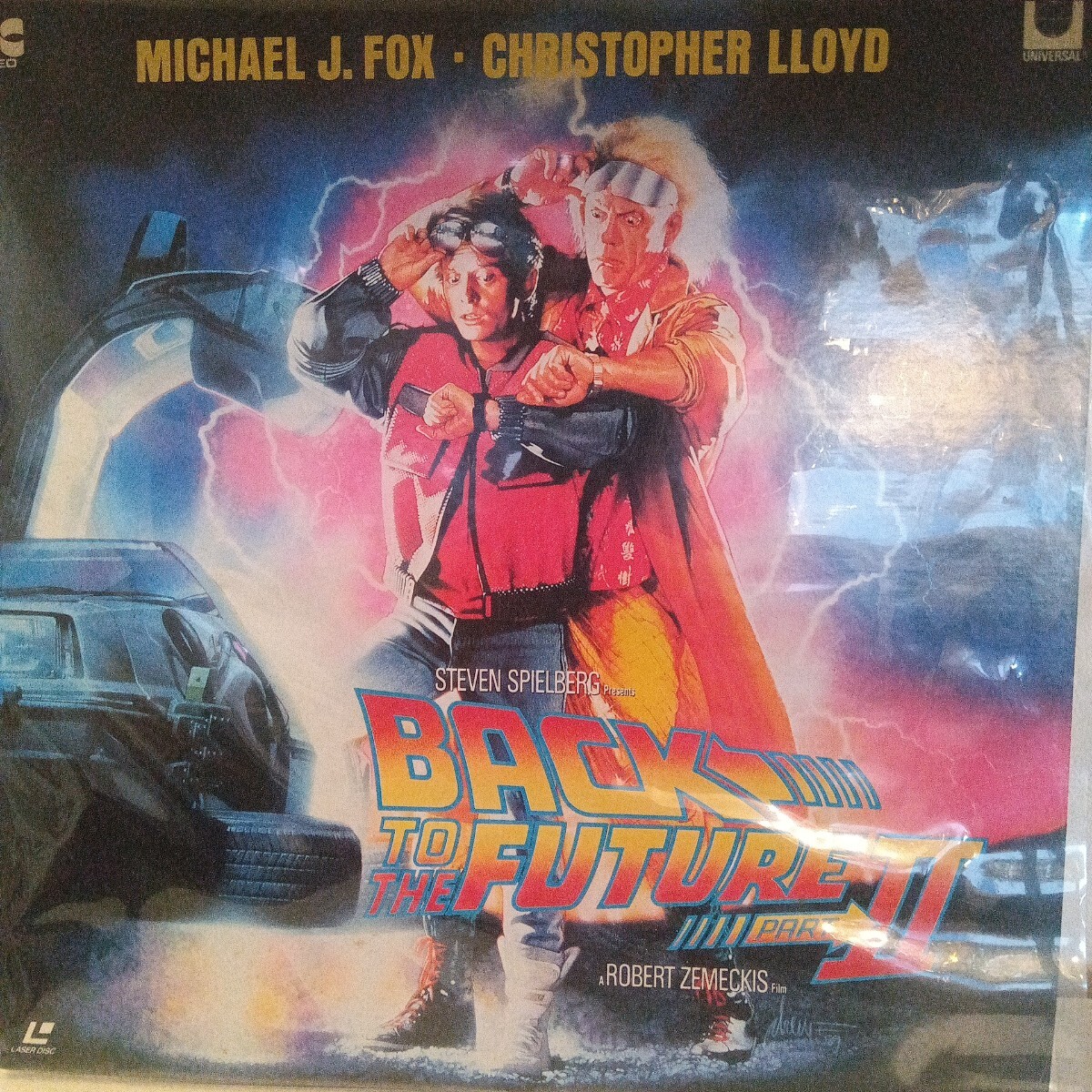 #K1715 задний *tu* The * Future BACK TO THE FUTURE PARTⅡ лазерный диск б/у товар 
