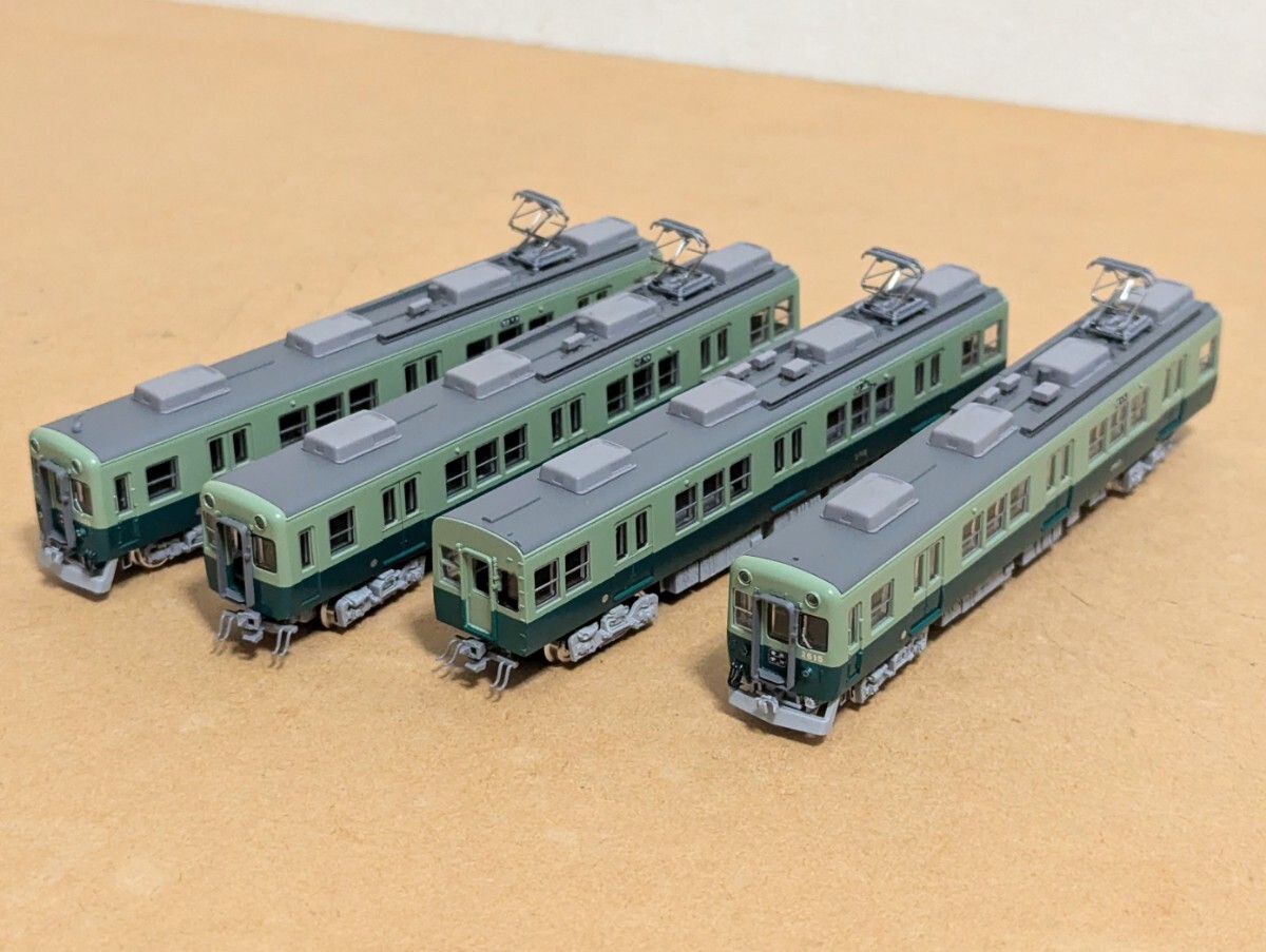 鉄コレ改造品 京阪2600系 宇治線仕様 4両セット