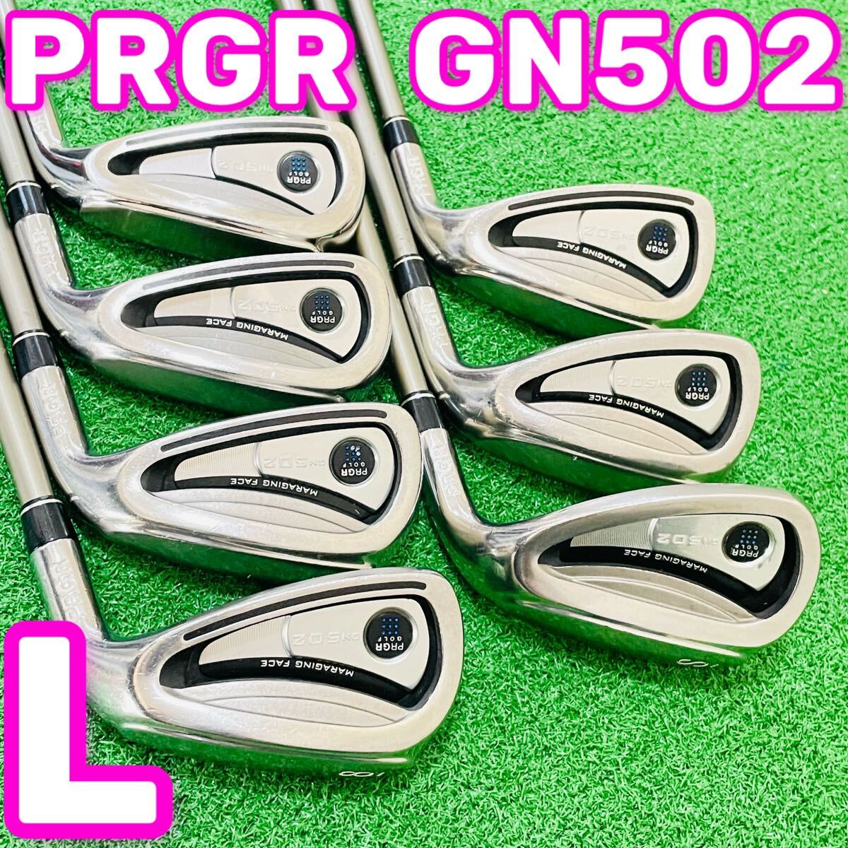 PRGR - supsuperプロギアGN502レディースアイアンセットM30 7250 PRGR GN502 プロギア レディース 7本セット M-30