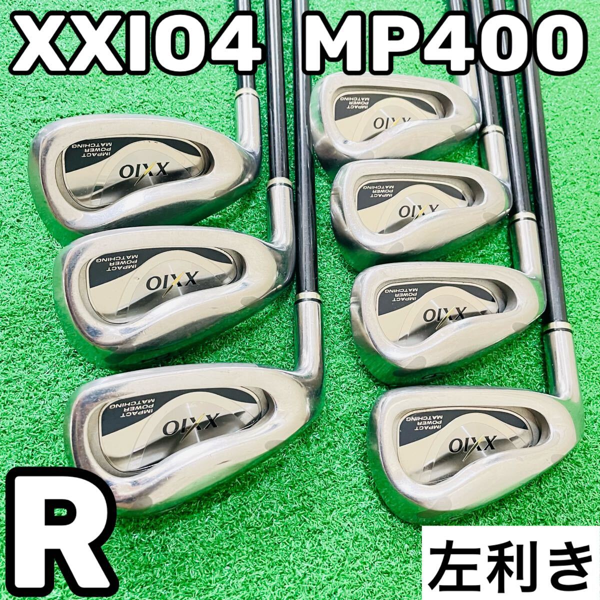 7297 XXIO4 MP400 4代目 ゼクシオ レフティ 左利き アイアン7本セット フレックスR DUNLOP ダンロップ 5.6.7.8.9.P.S 送料無料　匿名配送