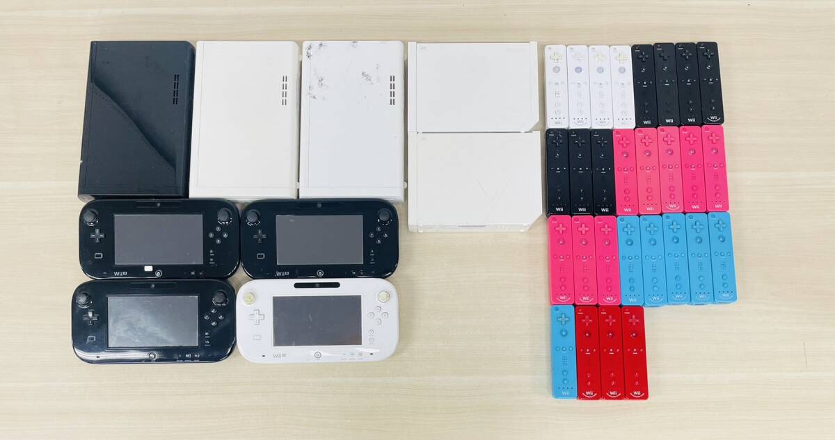 Nintendo ニンテンドー Wii Wii U 本体 GamePad リモコン まとめ売り I-14
