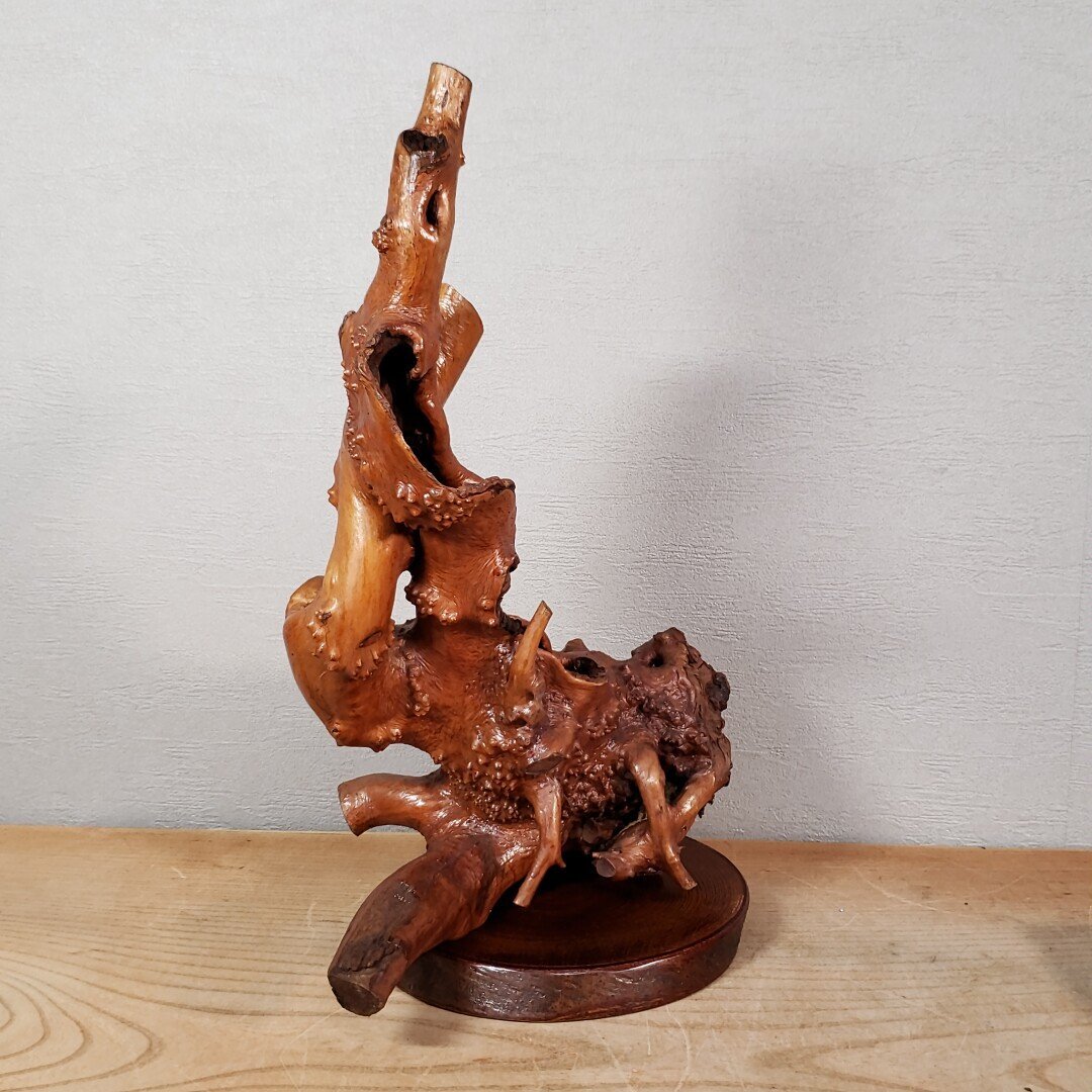 木の根 高さ43cm 瘤杢 天然木 置物 オブジェ 飾り物 インテリア 木の根 高さ43cm 瘤杢 天然木 置物 オブジェ 飾り物 インテリア