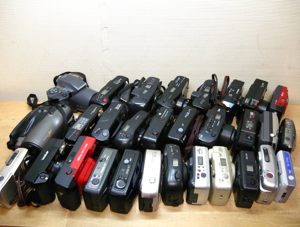 まとめて ３０台★コンパクトカメラなど●いろいろ◆Canon・OLYMPUS・KYOCERA・RICOH・FUJIなど■①
