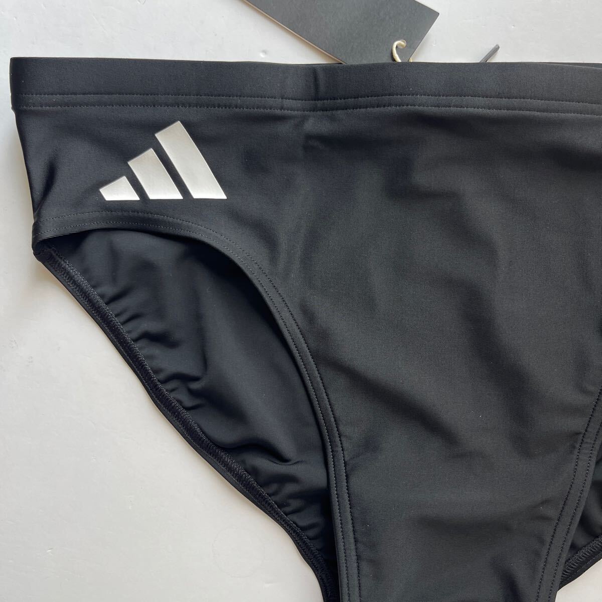 adidas アディダス　競泳水著 US38(2XL) ブラック　黒　競パン　メンズスイムウエア　スイムビキニ　大きいサイズ