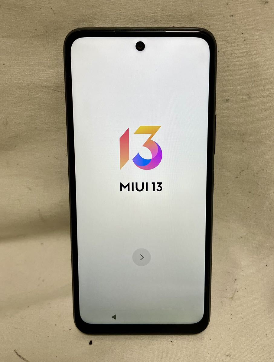 1円〜 ☆ 美品 Redmi Note 10T 標準セット Nighttime Blue 4GB RAM 64GB ROM 付属品 初期化済み SIMフリー SBM系判定結果:○
