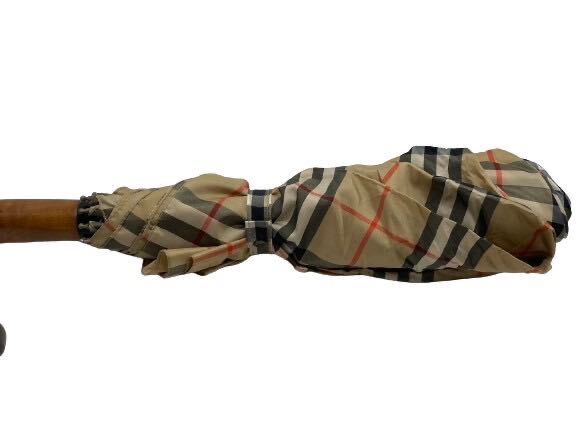 BURBERRY / バーバリー ◇折りたたみ傘/ノバチェック/ブラック BURBERRY / バーバリー ◇折りたたみ傘/ノバチェック/ブラック