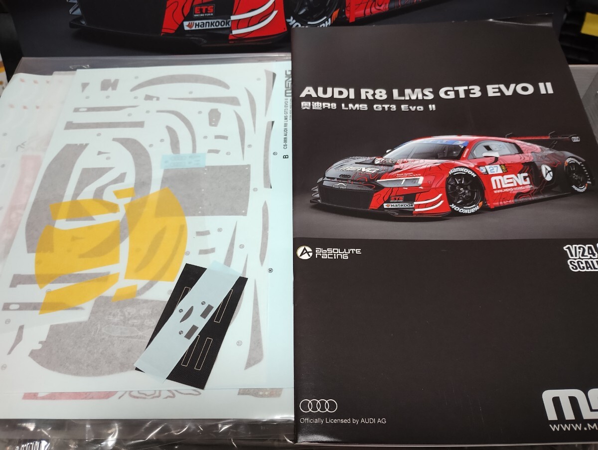即納 即決 モンモデル 1/24 R8 LMS GT3 EVO II プラモデル 組立 即納 即決 モンモデル 1/24 R8 LMS GT3 EVO II プラモデル 組立