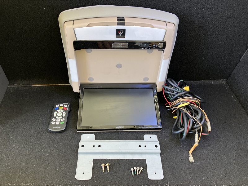 ALPINE アルパイン リアビジョン フリップダウンモニター PCX-RM3505IG テストOK 720221
