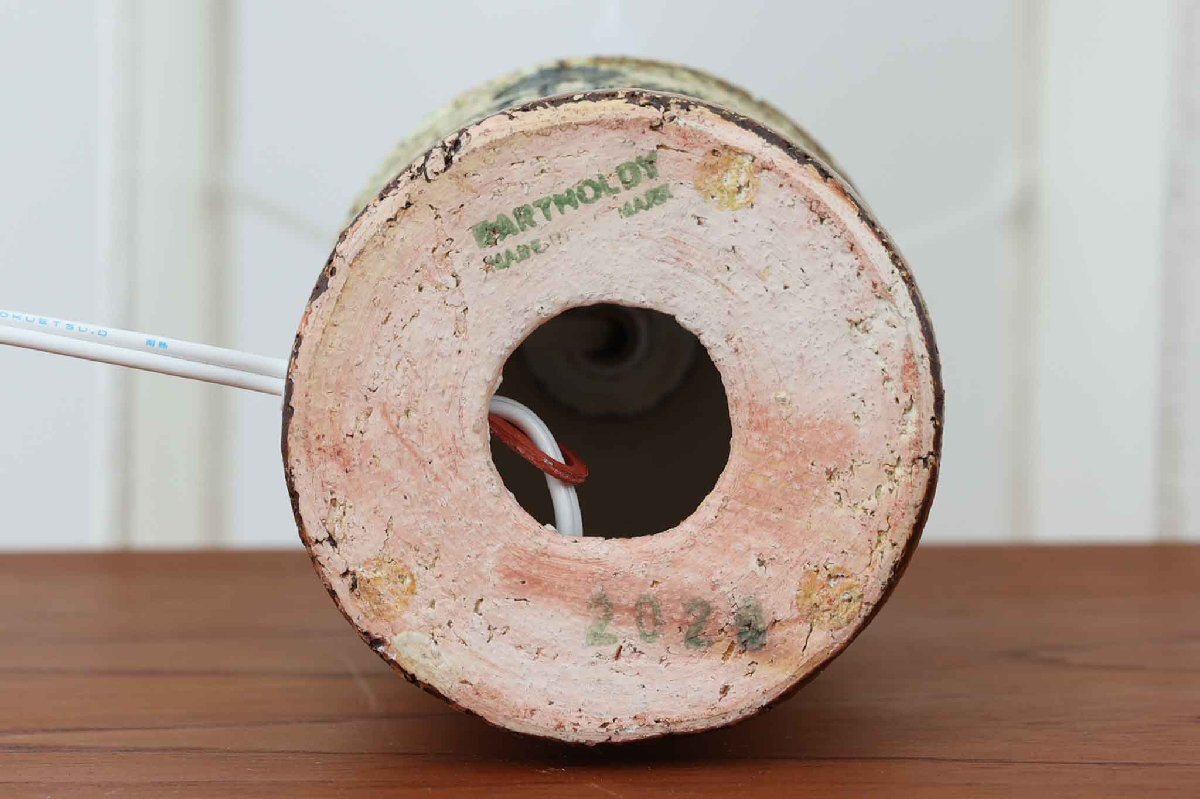 Bartholdy 陶器のテーブルランプ 北欧照明ビンテージ Bartholdy 陶器のテーブルランプ 北欧照明ビンテージ