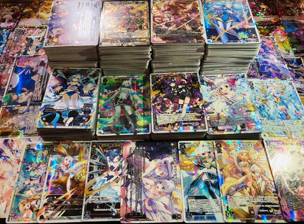 (A)【WIXOSS ウィクロス】　777枚以上　キラ大量　まとめ　SECRET/SCR/LR/サイン/SR/その他　カード　トレカ　処分品