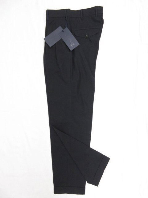  unused [ INCOTEX INCOTEX] 1T0061 60559 820 cotton slacks pants ( men's ) size46 navy dark blue *10SLP0102*