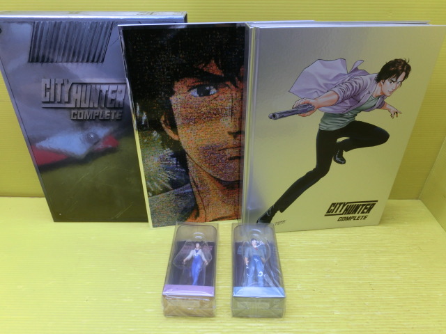 送料無料◆美品【シティハンター コンプリート DVD BOX 32DISC】フィギュア付 完全予約生産限定◆CITY HUNTER◆国内正規品 セル版 ANZB1741