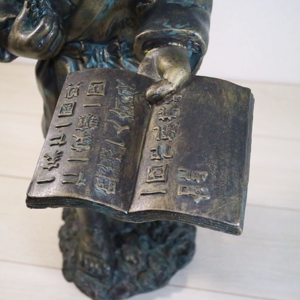 二宮金次郎像 二宮尊徳像 立像 高さ61cm 美術品 置物 オブジェ 二宮金次郎像 二宮尊徳像 立像 高さ61cm 美術品 置物 オブジェ