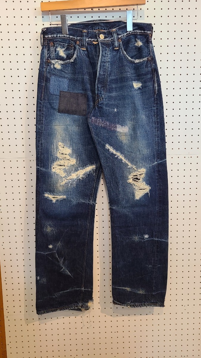 Warehouse Warehouse / Denim брюки / Denim / джинсы / ремонт обработка / б/у обработка /32