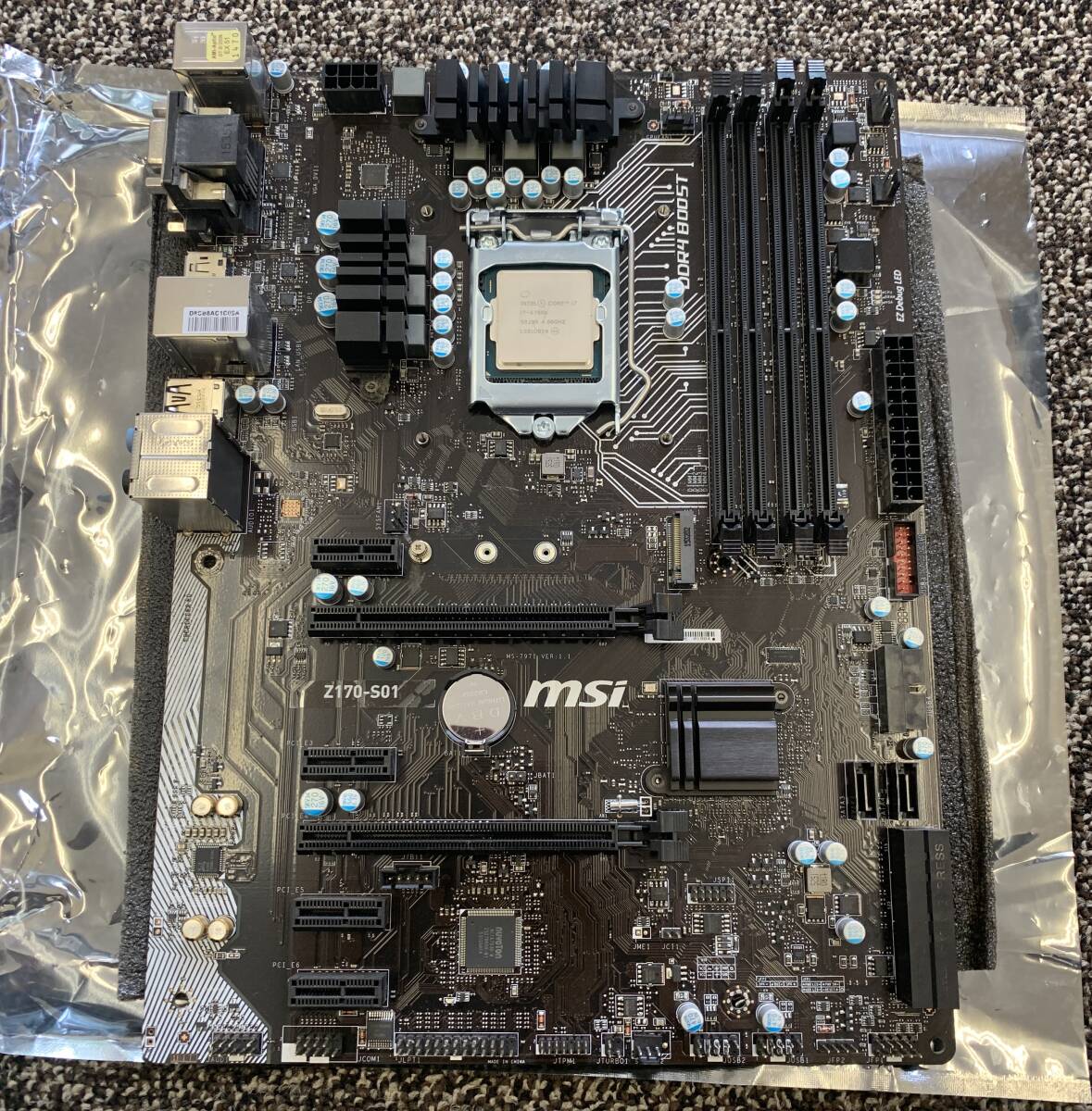 i7-6700k(CPU) & msi Z170 マザボ