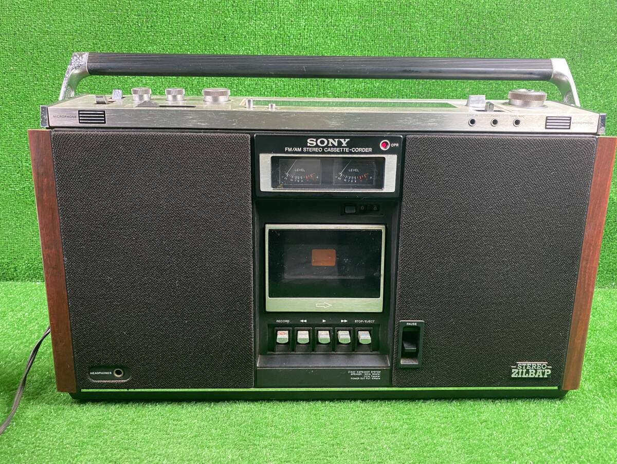 SONY CF-6600 STEREO ZILBAP ラジカセ 昭和 レトロ SONY ソニー ラジカセ ステレオ ジルバップ ZILBAP CF-6600