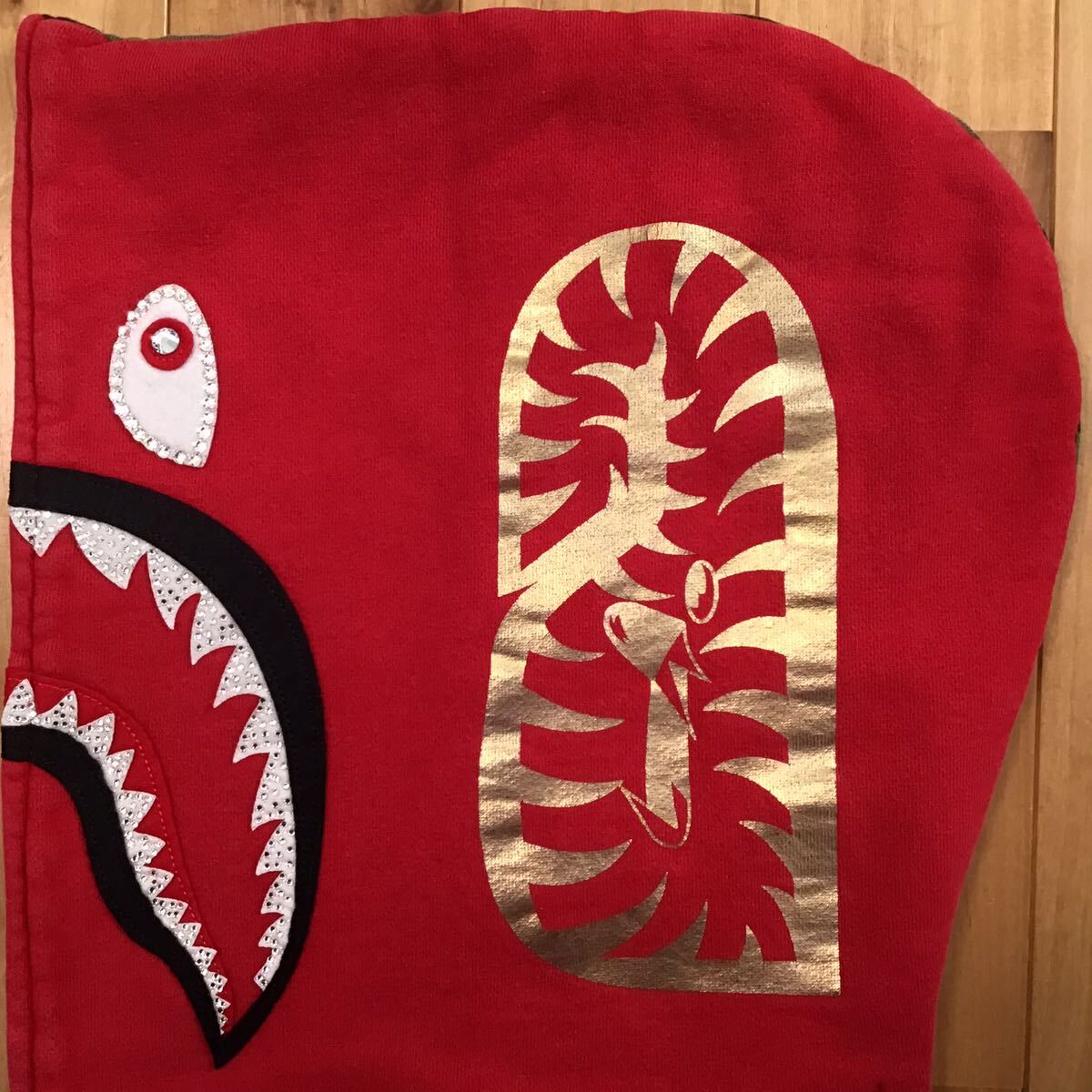 ☆XL☆ スワロフスキー シャーク パーカー shark full zip ☆XL☆ スワロフスキー シャーク パーカー shark full zip