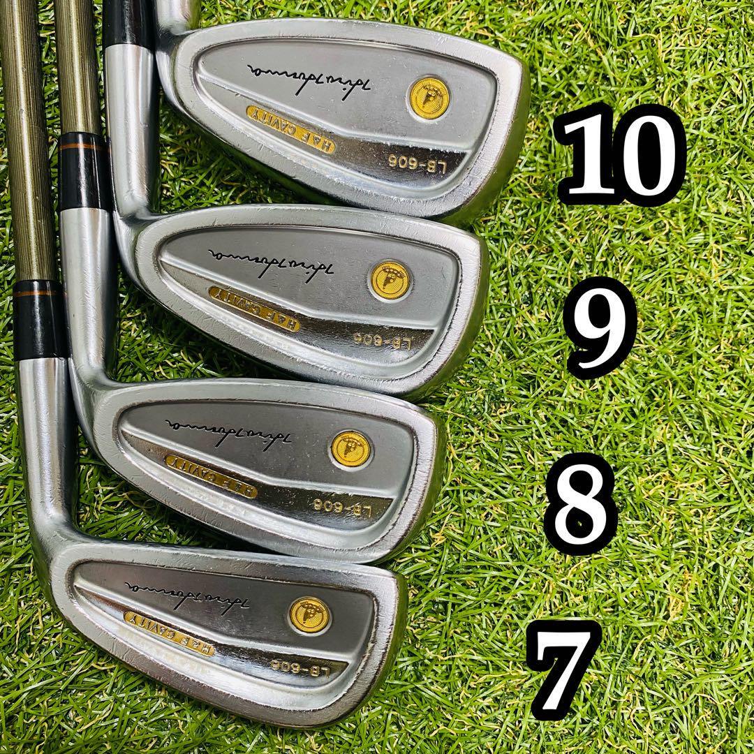 【激レア】最高級 HONMA ホンマ LB-606 4Sグレード 金モグラ メンズアイアンセット 7本 カーボン R