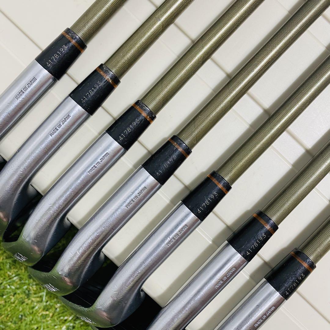 【激レア】最高級 HONMA ホンマ LB-606 4Sグレード 金モグラ メンズアイアンセット 7本 カーボン R