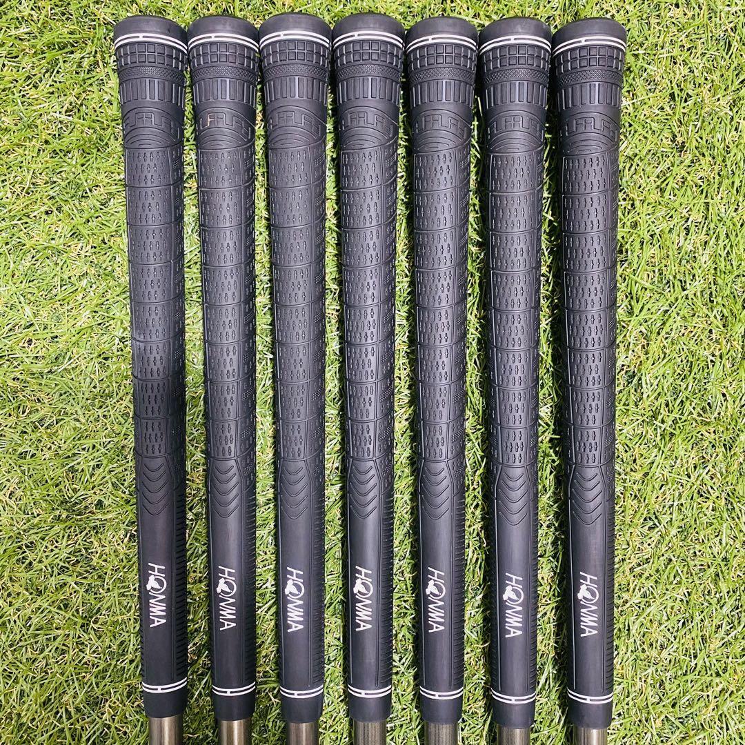 【激レア】最高級 HONMA ホンマ LB-606 4Sグレード 金モグラ メンズアイアンセット 7本 カーボン R