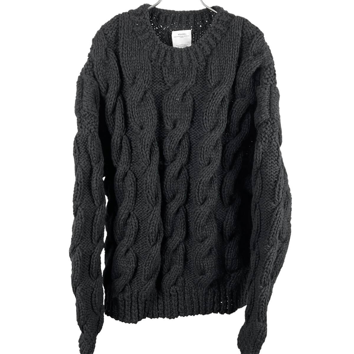 【20%OFF】ビズビム(VISVIM) AMPLUS FISHERMAN HAND-KNIT (black)
