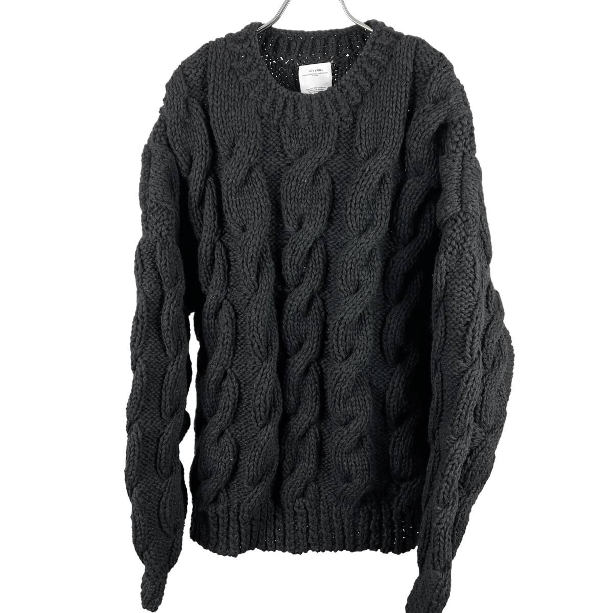 【20%OFF】ビズビム(VISVIM) AMPLUS FISHERMAN HAND-KNIT (black)