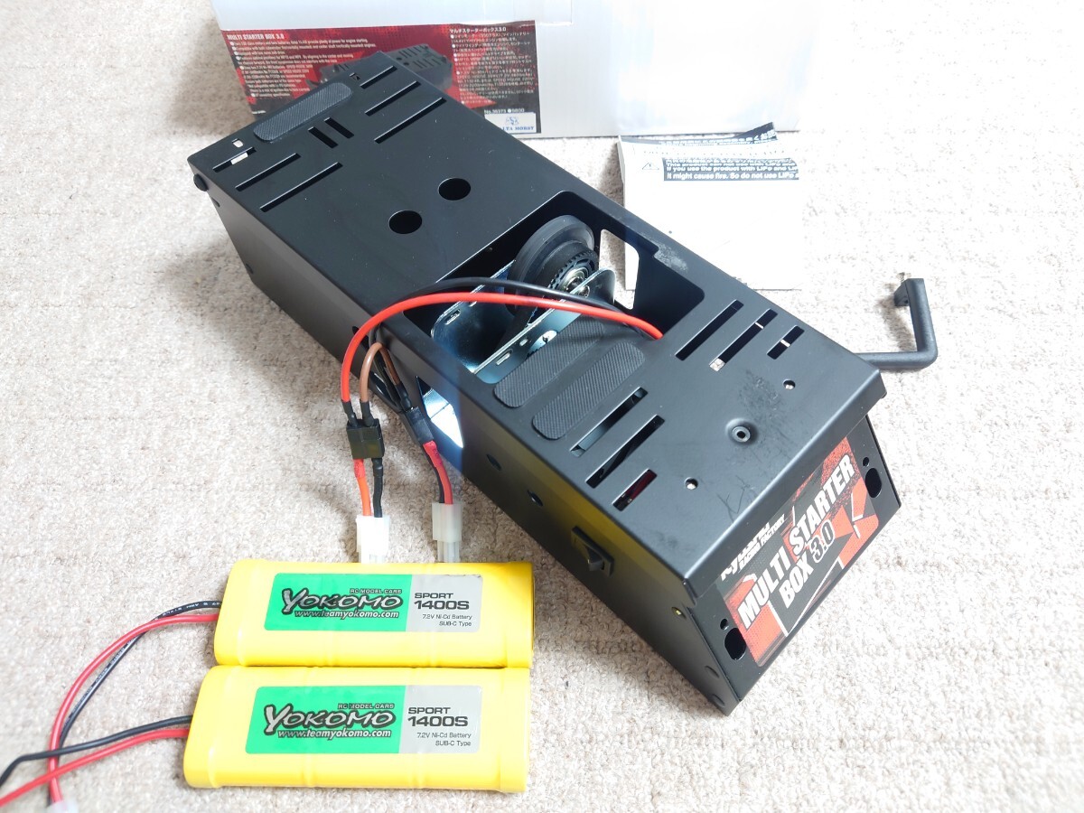 京商　マルチスターターボックス　3.0 バッテリー付き　タミヤ　無限　HPI xray infinity 　エンジンカー　