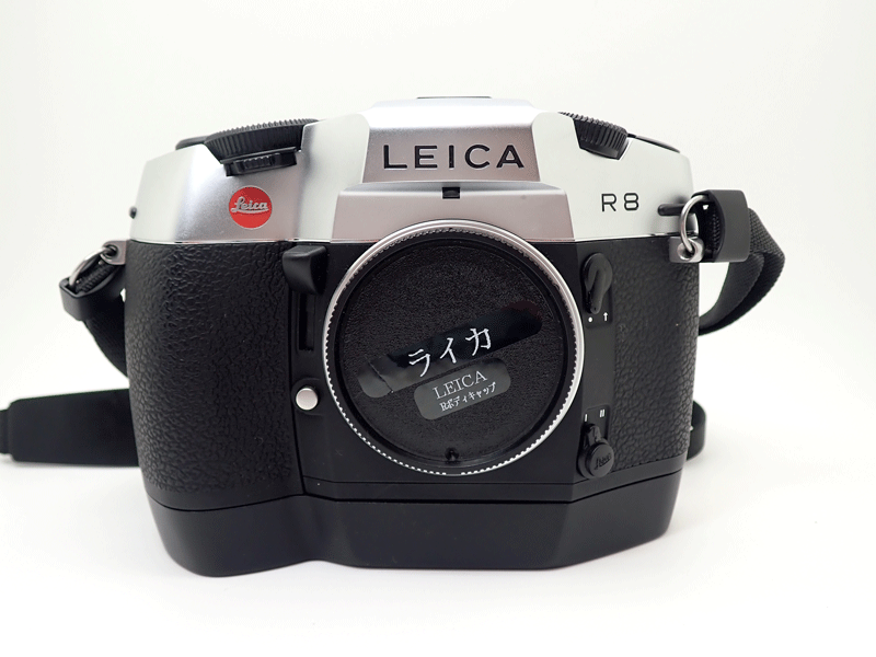 1円～LEICA ライカ R8 シルバークローム MOTOR-WINDER R8付 外観非常に綺麗な美品 基本動作確認済み ドイツ製 送料無料！！