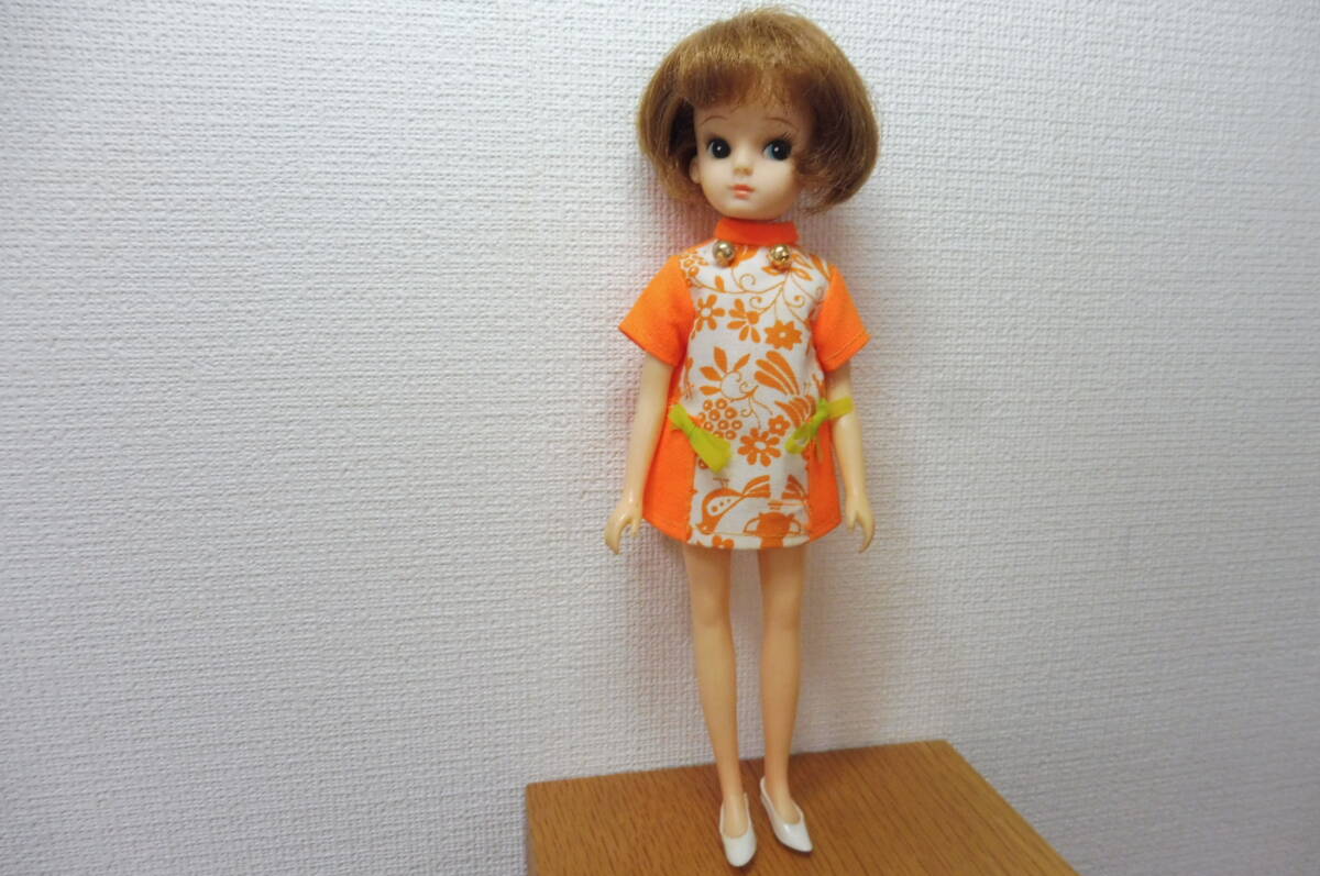 当時物 初代リカちゃん ショートヘアー ボブ おへそ有り ドット 当時物 初代リカちゃん ショートヘアー ボブ おへそ有り ドット