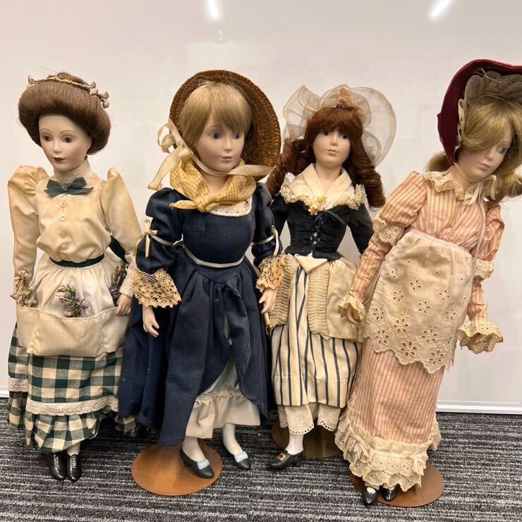 【在庫あり/即出荷可】 フランス人形 - Yahoo!オークション 4体 西洋人形 ビスクドール ビスクドール