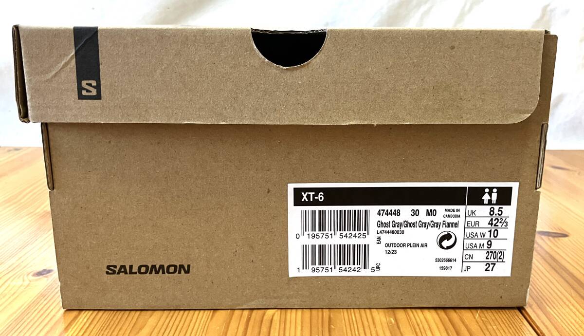 salomon xt-6(2024) Salomon очень популярный шедевр последняя модель чистка settled бирка с коробкой превосходный товар обычная цена 28600 иен 