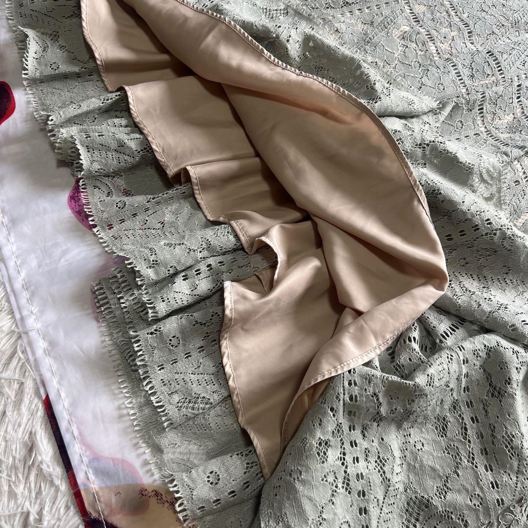 Bibian 比比昂- 【美品】CELFORD ロングワンピースレース36 黄緑 Bibian 比比昂- 【美品】CELFORD ロングワンピースレース36 黄緑