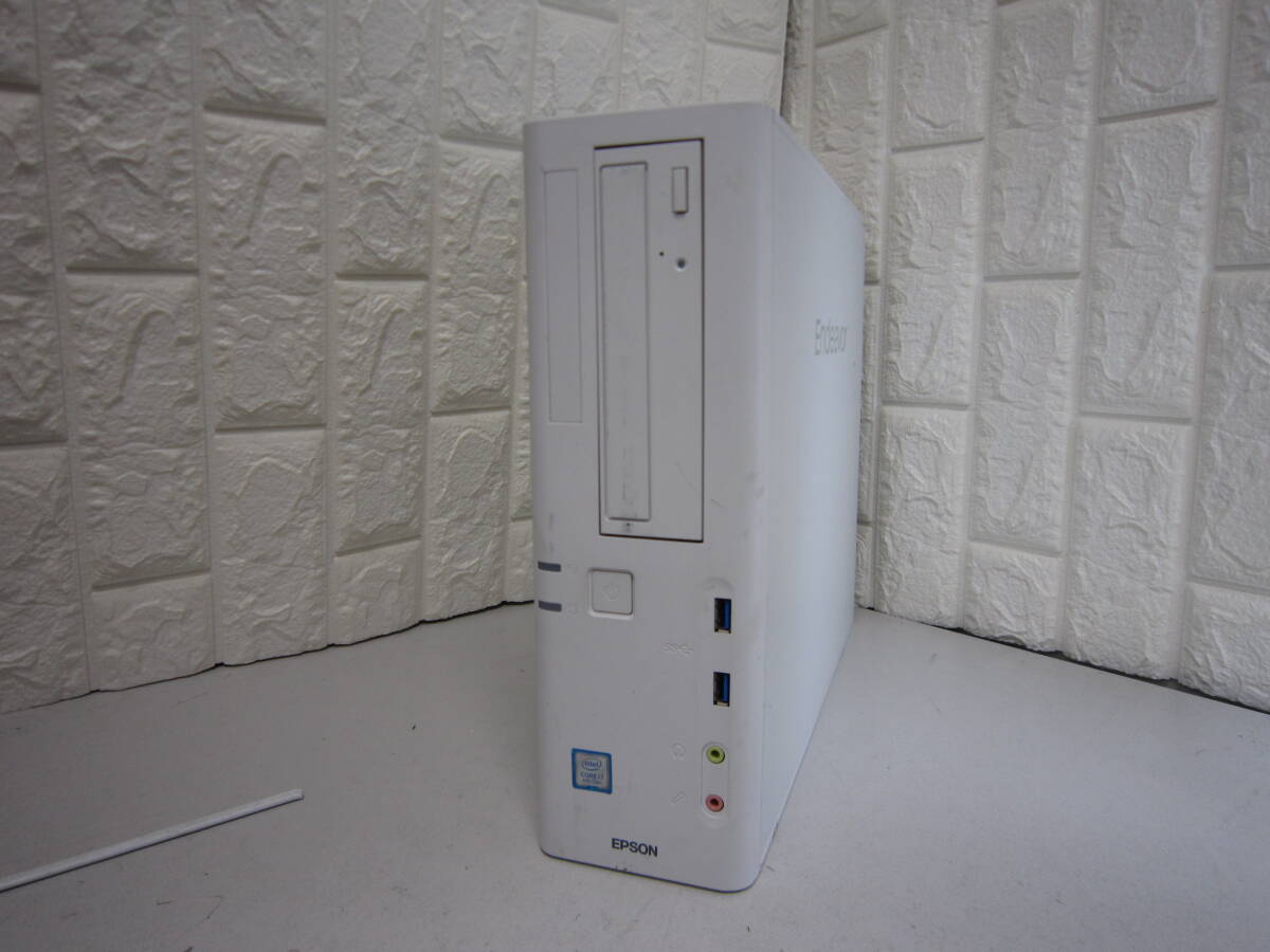 2309★EPSON Endeavor AT994 Core i7 8700 HDD/無 メモリ/8GB　BIOS確認