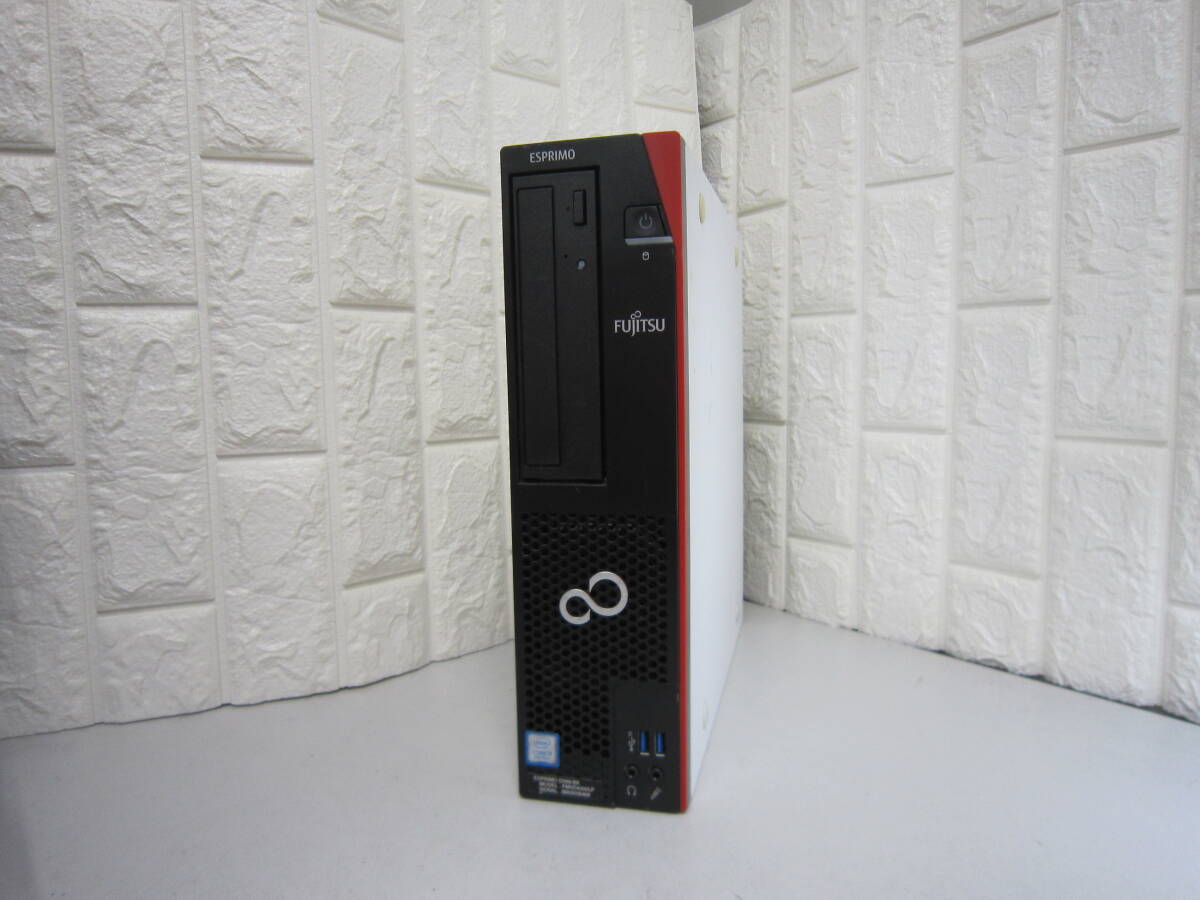2422★FUJITSU ESPRIMO D588/BX　Core i5-9500 HDD/無 メモリ/4GB　BIOS確認