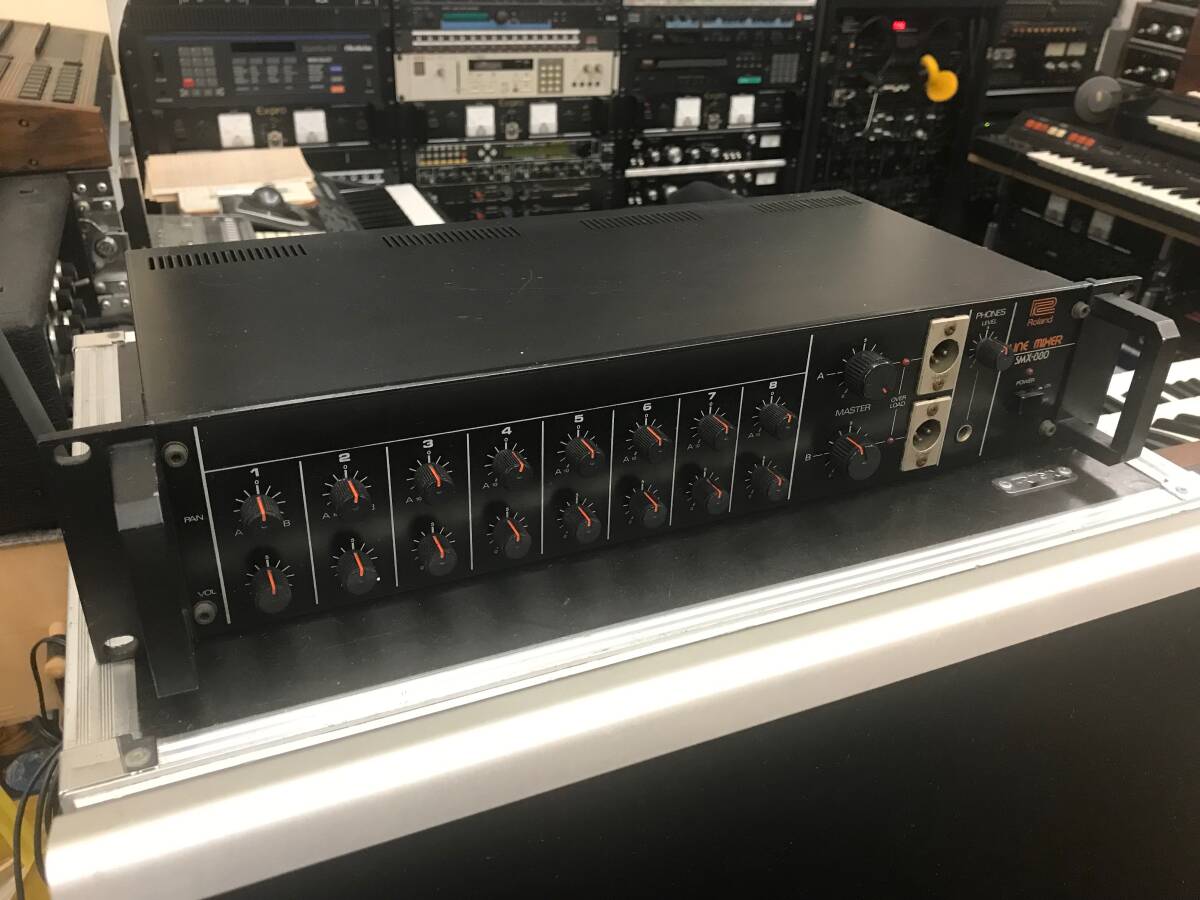 Roland SMX-880 ８ch Rackmount Mixer 中古動作品　検)SDD-320など