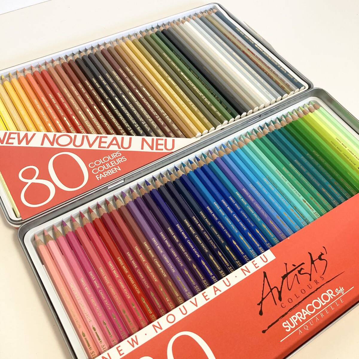未使用 スイス製 SUPRACOLOR AQUARELLE カランダッシュ スプラ