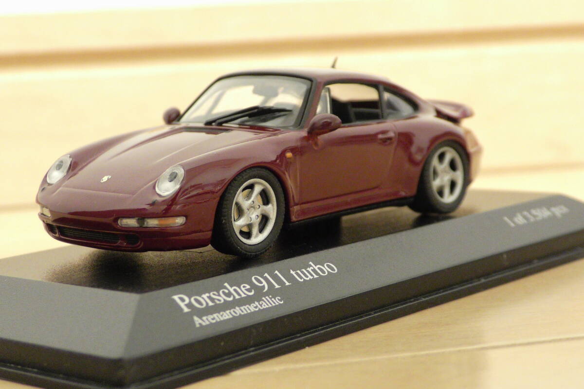 未使用品 送料無(wú)料 1/43 MINICHAMPS Porsche ポルシェ 911 ターボ レッドメタリック 1995 ミニチャンプス