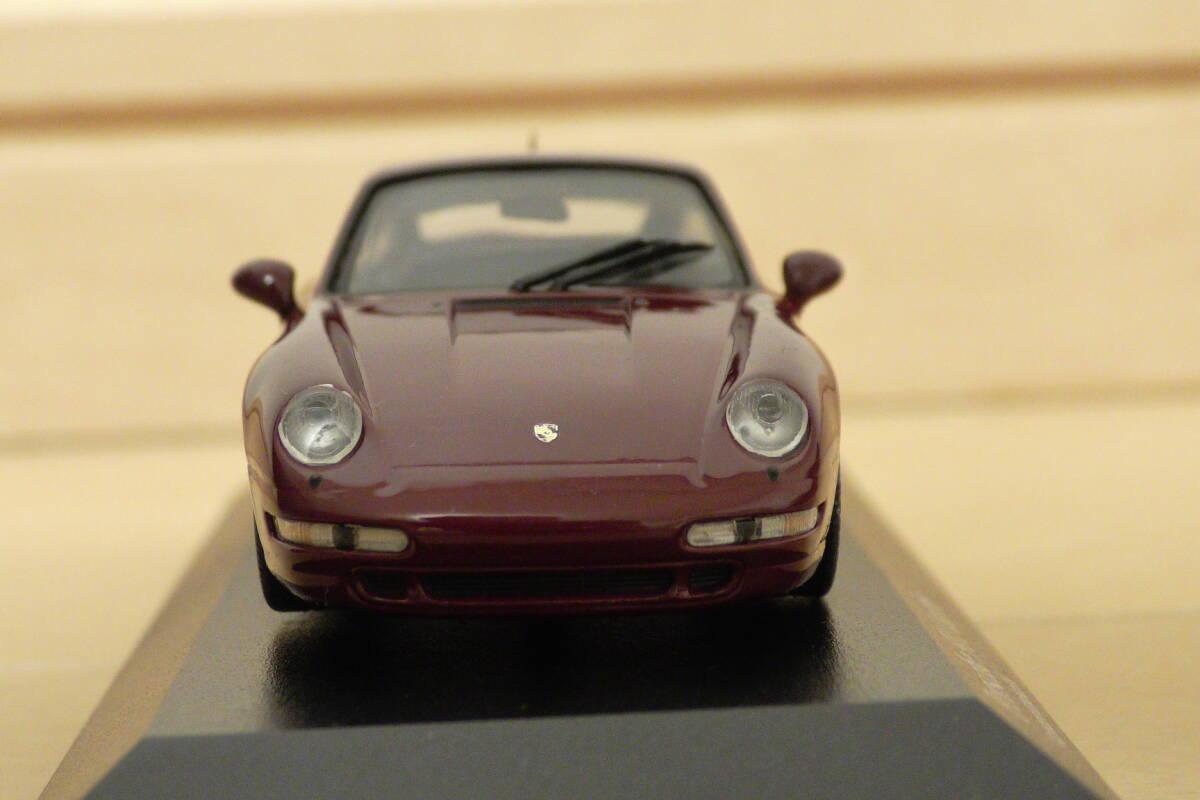 未使用品 送料無(wú)料 1/43 MINICHAMPS Porsche ポルシェ 911 ターボ レッドメタリック 1995 ミニチャンプス