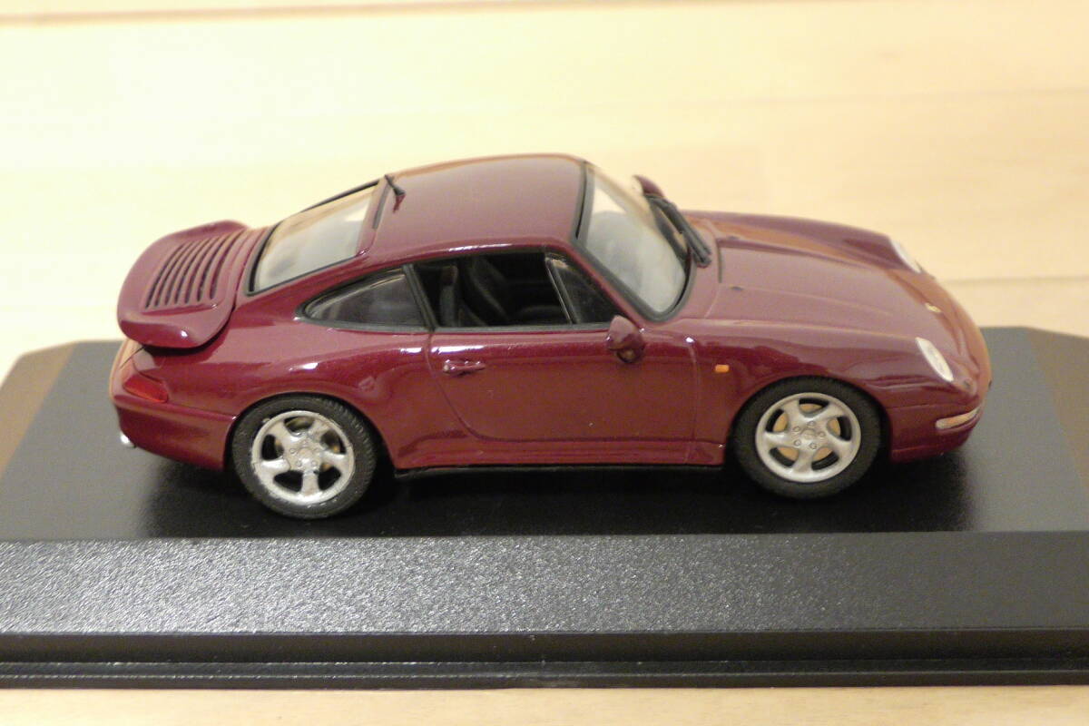 未使用品 送料無(wú)料 1/43 MINICHAMPS Porsche ポルシェ 911 ターボ レッドメタリック 1995 ミニチャンプス