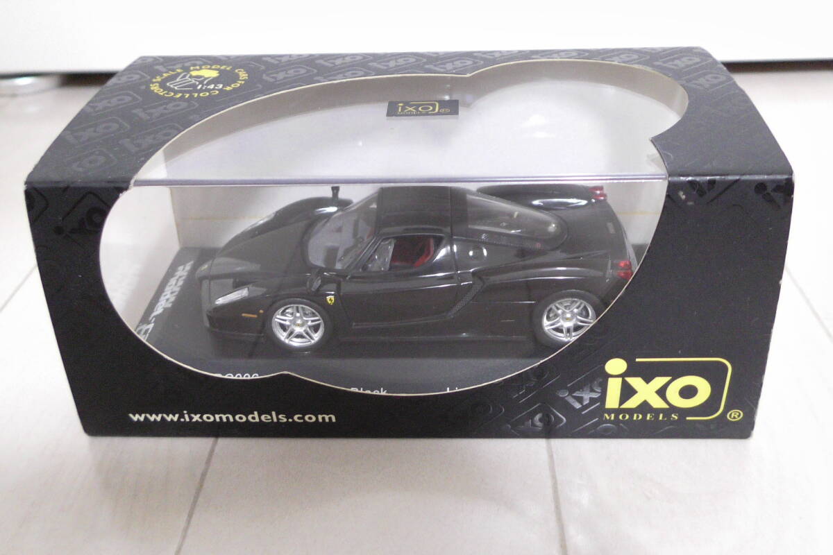 未使用品 送料無料 1/43 イクソ エンツォ フェラーリ ブラック 2002 ENZO FERRARI ixo MDC006