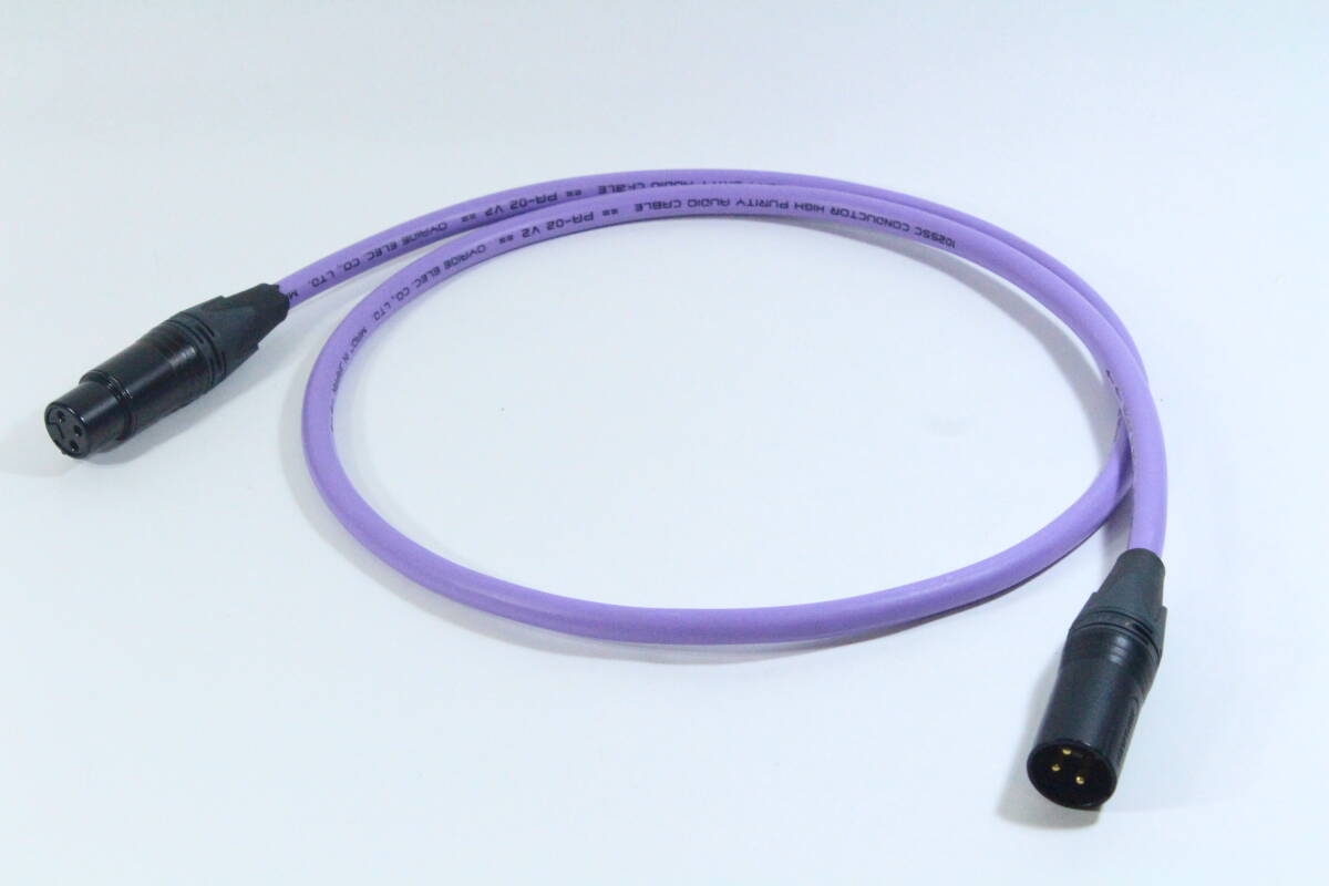 Oyaide PA-02 V2 XLRケーブル【2m XLRオスーXLRメス 2本セット