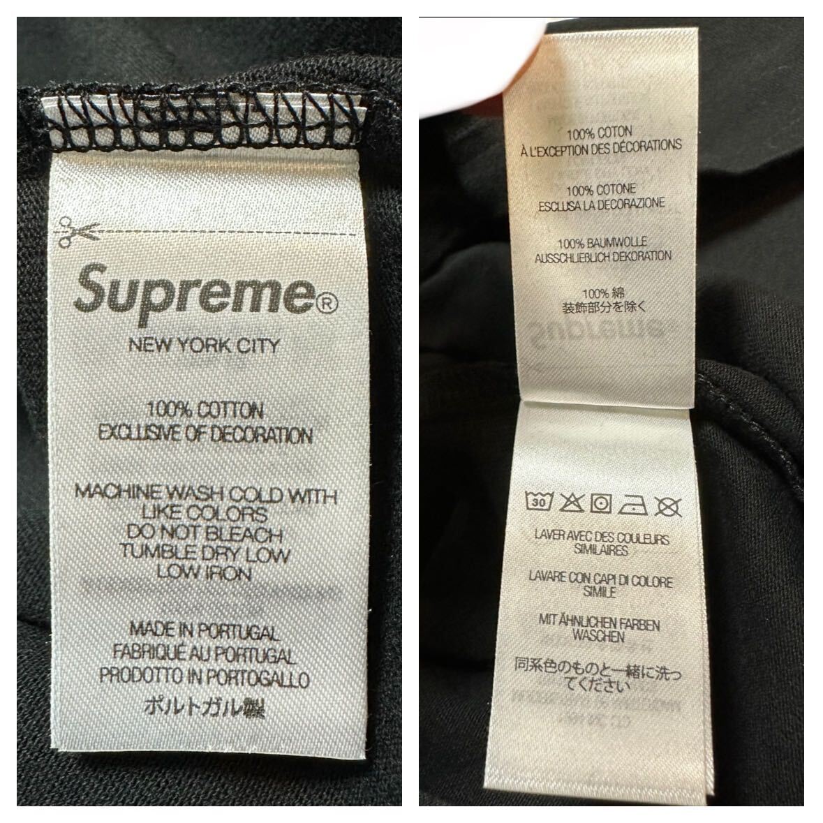 L Supreme Small Box Logo Tee #A Black Large 24FW L Supreme Small Box Logo Tee #A Black Large 24FW