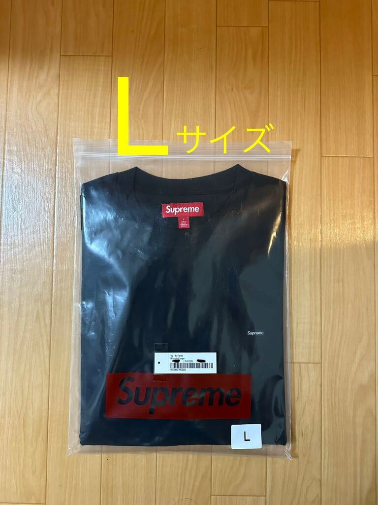 L Supreme Small Box Logo Tee #A Black Large 24FW L Supreme Small Box Logo Tee #A Black Large 24FW